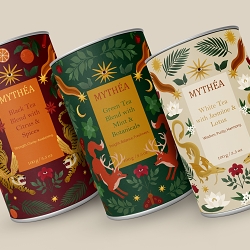 Mythéa — Premium Tea Packaging Design