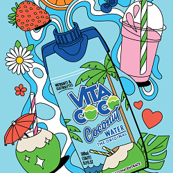 VITA COCO CAMPAIGN - Key Visual illustrations