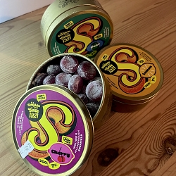 A L Simpkins of Sheffield - Travel Better Travel Sweets identity refresh.