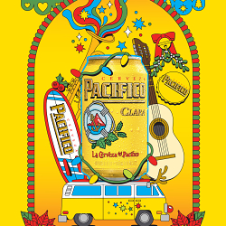 PACIFICO CHRISTMAS CAMPAIGN ILLUSTRATIONS