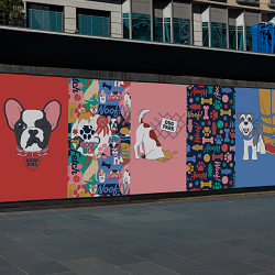 CHARACTER LED DOG ILLUSTRATIONS/PATTERNS - CONTEMPORARY PET BRANDS