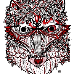 Mixed media Drawings