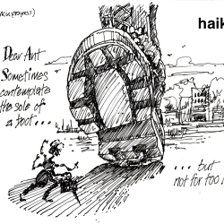 Haiku Japanese Poem concept sketches.