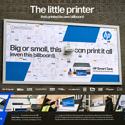 The Little Printer that printed its own billboard