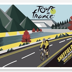 Sheffield Grand Départ 2027 — Poster Concept