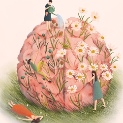 Editorial illustrations for Newsweek Health Polska