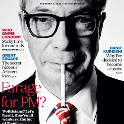 Nigel Farage/ London Standard cover photography