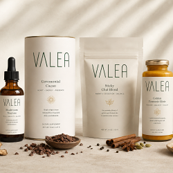 VALEA, Premium Superfood Brand Identity