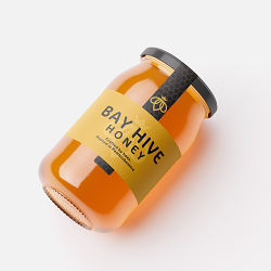 Bay Hive Honey. Brand identity for a small-batch, single-origin honey business