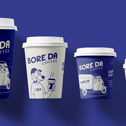 Bore Da Coffee: Brand Identity & Mascot