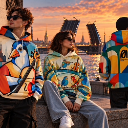 Leningrad Bridges — Festival Hoodie Collection