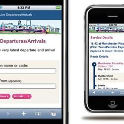 First TransPennine Express Mobile website