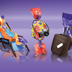 Cadbury: Travel Mix characters