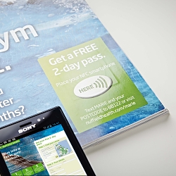 Nuffield Health - Marie Claire NFC Ad