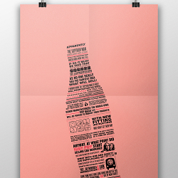 Typographic Satirical Prints