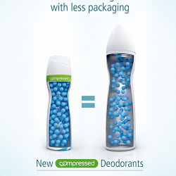 Compressed Deodorants - Communicating Packaging Innovation