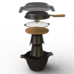 Stackable cookware