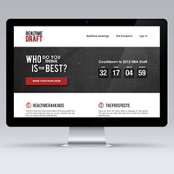 Branding, Web Design and Development for RealTime Draft