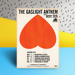 The Gaslight Anthem Tour Poster