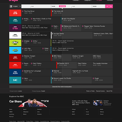 BBC iplayer TV Guide
