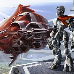 Illustrations Sci-fi / books