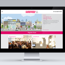 Clerkenwell Design Week Event Website