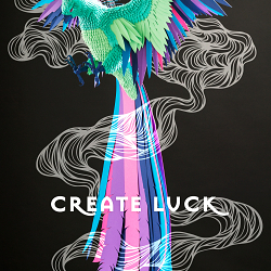 'Create Luck' Paper Phoenix