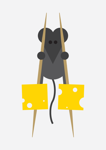 Mouse on stilts