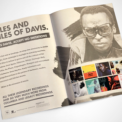 Sony Legacy - Miles Davis Press Ad