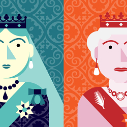 Two Queens timeline for CNN