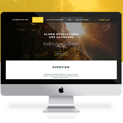 Alarms 4 life Website Design