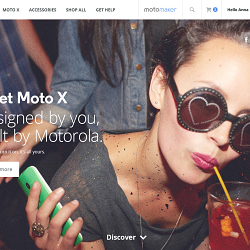 Motorola Website Design