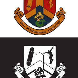 Bray Skateboard association logo & apparel