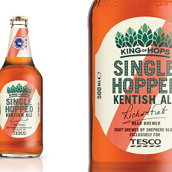 King of Hops Label Design