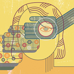 Thom Sevalrud Cover Illustration for Stanford Social Innovation Review