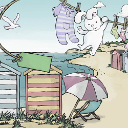 Illustration for a gift card.