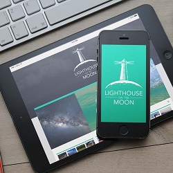 Lighthouse On The Moon Website Design & Branding