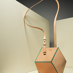 Heio London handbag design, 'the cube'