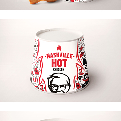 KFC 'Nashville Hot' Concept Packaging
