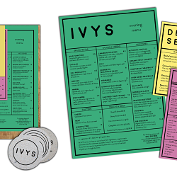 IVY's Menu Design