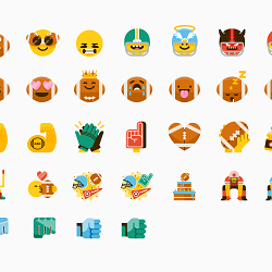 Patswerk Emoji keyboard for American BTN football  app