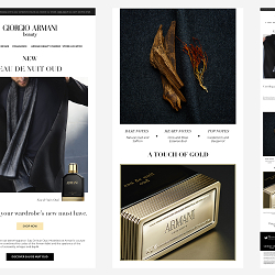 Giorgio Armani Email Design & Development