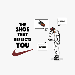The shoe that reflects you  #Shou