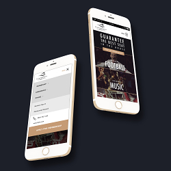 Club Wembley. Website Concept