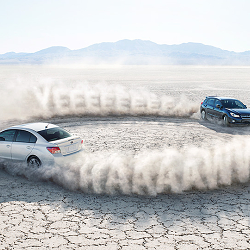Subaru 'Dueling Imprezas'