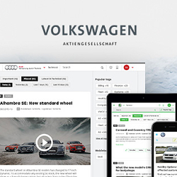 Volkswagen Group Desktop design