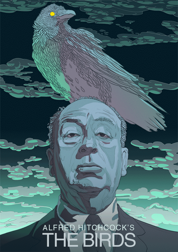 Hitchcock GIF POSTER