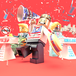 Trump/Clinton/Me Minifig