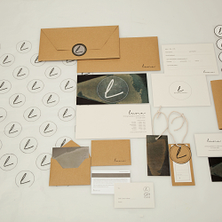 Luna Boutique Promotional Material designs