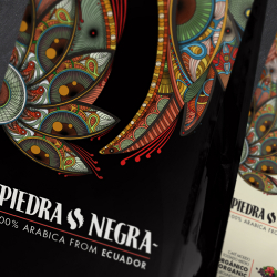 Piedra Negra Ecuadorian Gourmet Coffee Packaging